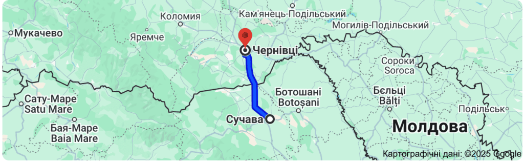 Такси Сучава Черновцы
