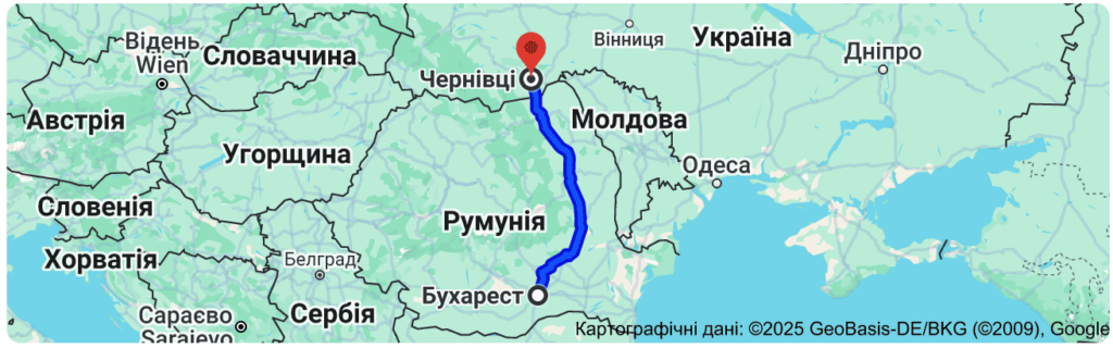 Такси Бухарест Черновцы
