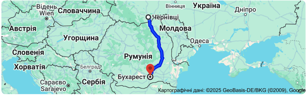 Такси Черновцы Бухарест