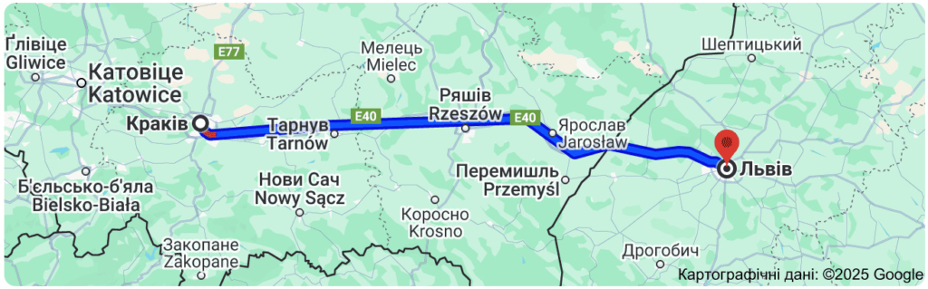 Таксі Краків Львів
