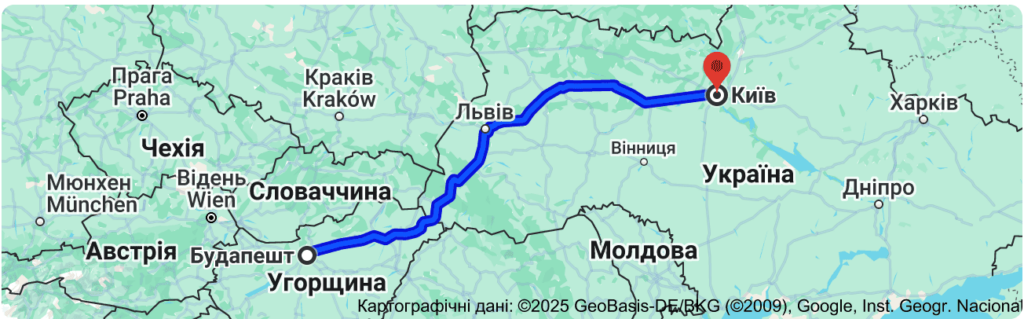 Такси Будапешт Киев