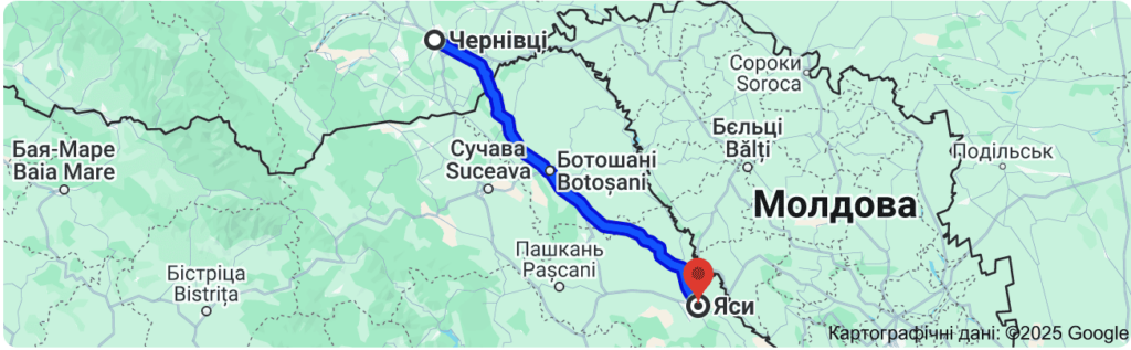 Такси Черновцы Яссы