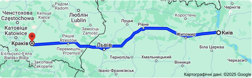 Такси Киев Краков