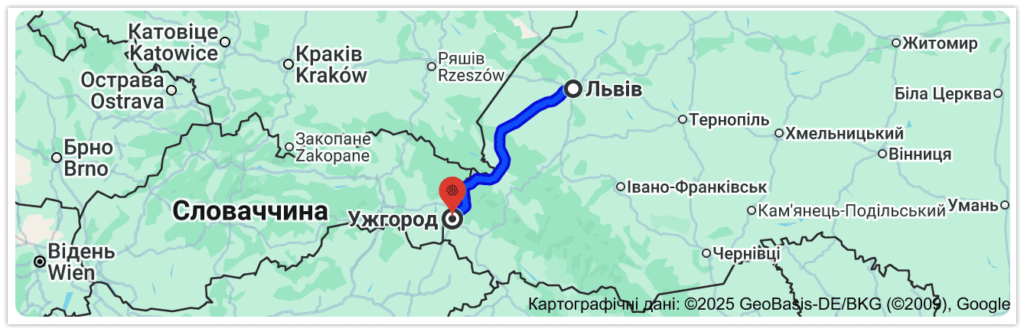 Львів – Ужгород